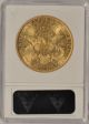 1878 Gold $20 Old Anacs Holder Au - 53 Doubled Die Reverse And Repunched Date Gold photo 1