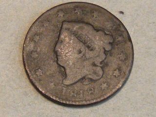 1818 Coronet Head Large Cent 4809a photo