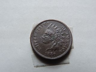 1880 Indian Head Penny 188 photo