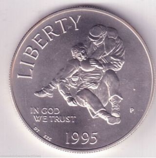 1995 - P Civil War Battlefield,  Uncirculated Commemorative Silver Dollar,  12 photo