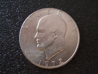 1972 Eisenhower Dollar Coin photo