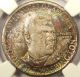 1946 Btw Washington Half Dollar - Ngc Ms67 - Rare Gem Rainbow Coin Commemorative photo 4
