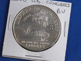 2000 - P Library Of Congress Silver Dollar B4648 photo