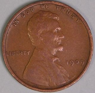 1909 P Lincoln Wheat Penny,  Jd 462 photo