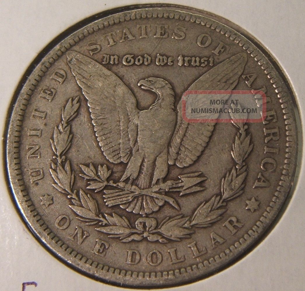 1891 Morgan Silver Dollar Vf
