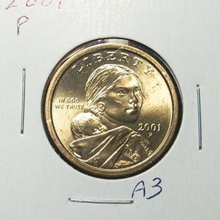 2001 P Sacagawea Dollar - Uncirculated - photo