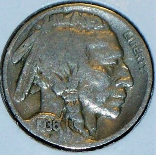Buffalo Nickel 1936 - S Coin For The Age L@@k photo