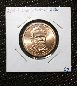2011 - P $1 Ulysses S.  Grant Presidential Dollar photo