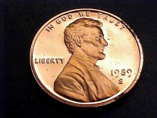 1989 S Lincoln Head Cent Penny Proof Buy It Now Or Make Offer photo