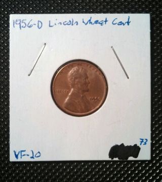 1956 - D 1c Lincoln Cent photo