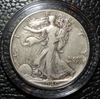 1940 P Walking Liberty Silver Half Dollar photo