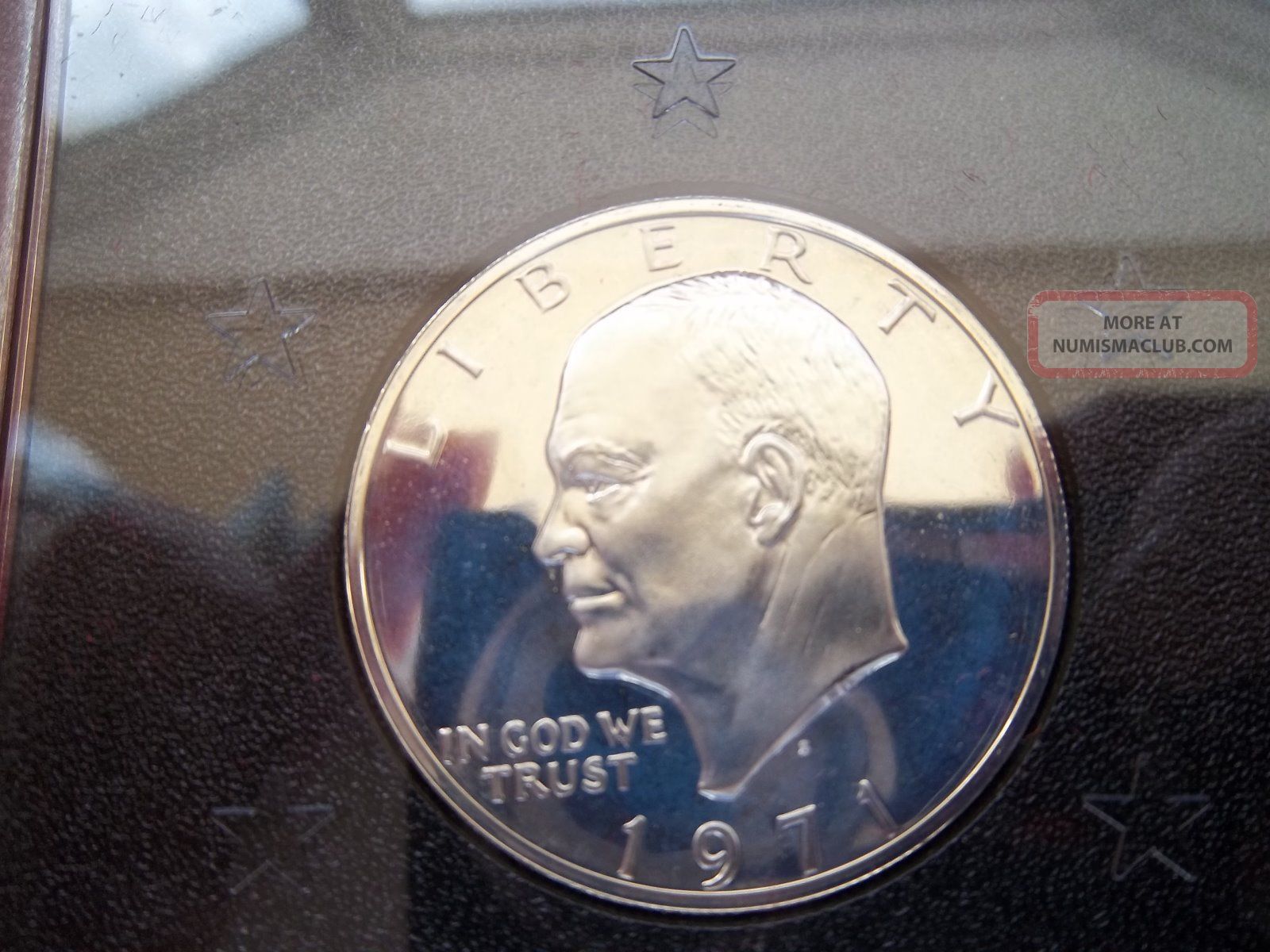 1971 Eisenhower United States Proof Dollar And