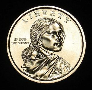 2009 - D Sacagawea Dollar - Choice Brilliant Uncirculated Dollar - photo