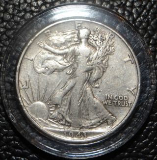 1943 P Walking Liberty Silver Half Dollar photo