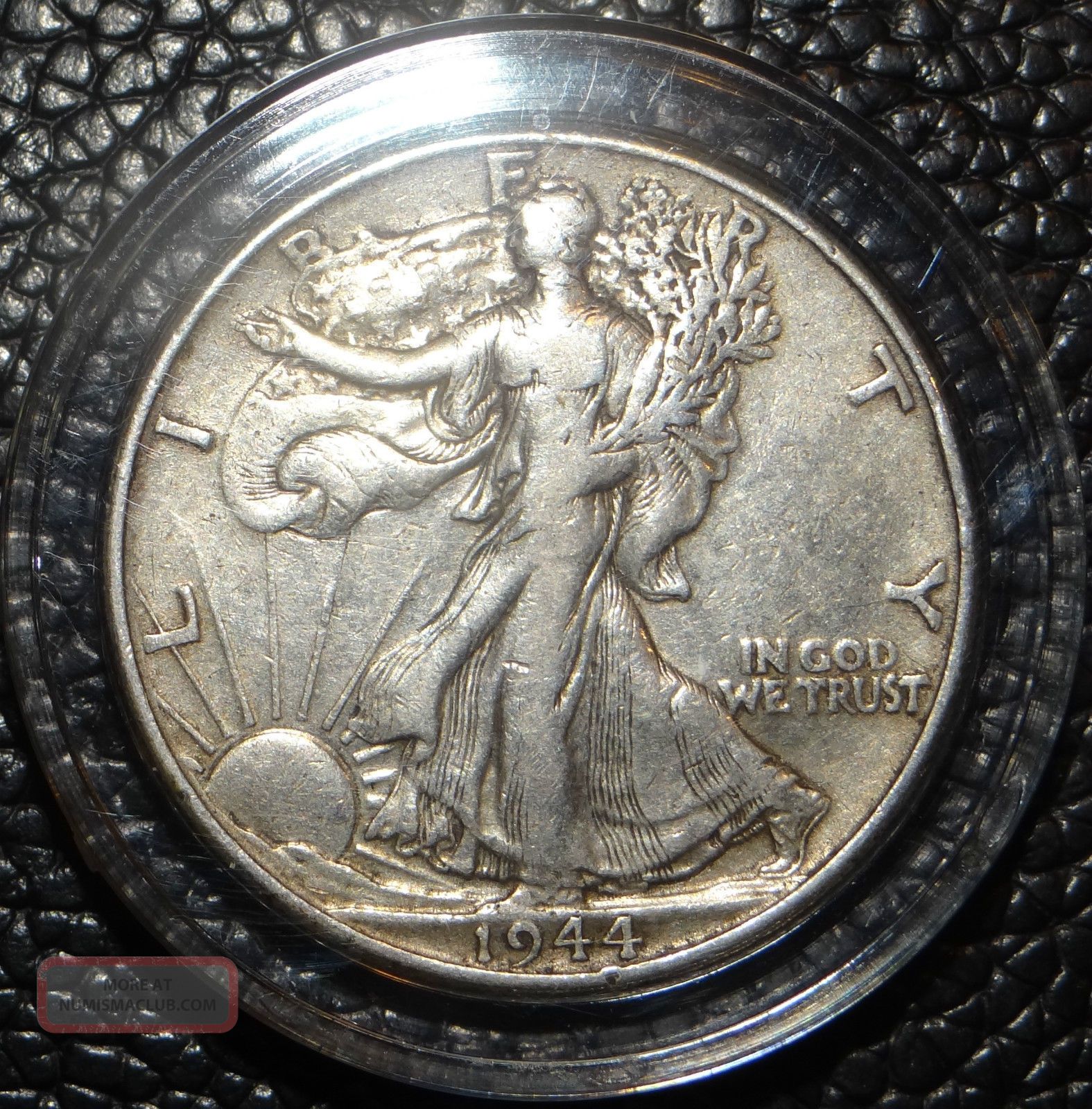1944 P Walking Liberty Silver Half Dollar two-silver-classics-u-s-1945-silver-walking-liberty-half-dollar-and