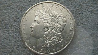 Morgan Silver Dollar 1900 - O Almost Uncirculated 011 photo