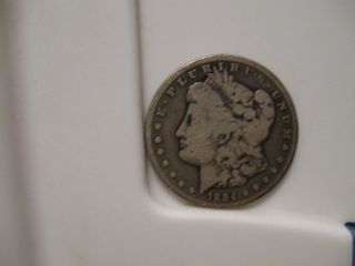 1884 - S Ch Morgan Silver Dollar Us $1 Coin photo