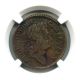 1723 Ngc Vf Details 1/2p Half Penny Hibernia Colonial Coinage Corrosion Coins: US photo 1