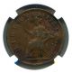 1723 Ngc Vf Details 1/2p Half Penny Hibernia Colonial Coinage Corrosion Coins: US photo 3