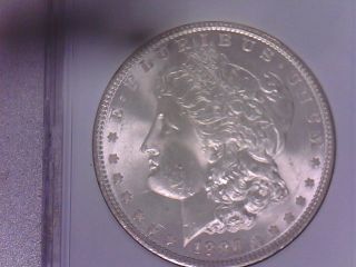 1886 Ms +++++ Gem Bu Morgan Silver Dollar - Very Attractive photo