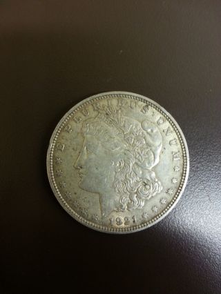 1921 - D $1 Morgan 90% Silver Dollar Denver photo