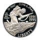 1991 - 95 - W World War Ii $1 Pcgs Pr70 Dcam Modern Commemorative Silver Dollar Commemorative photo 2