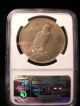1923 Silver Peace Dollar. . . .  Ms 63. . .  Graded By Ngc. . . . .  Take A Look Dollars photo 1