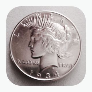 1934 - D Peace Silver Dollar photo