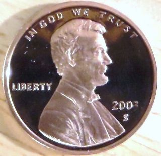 2003 - S Gem Cameo Proof Lincoln Cent. . photo