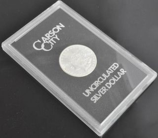 1883 Cc Carson City Morgan $1 Silver Dollar Uncirculated Coin W/ Box photo