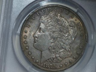 1879 - S $1 Reverse Of 1878 Morgan Silver Dollar Vam 46 Pcgs Au58 photo