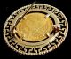 1902 $2.  50 2 1/2 Dollar Extremely Fine Gold Liberty Quarter In 14kt Pin / Brooch Gold photo 2