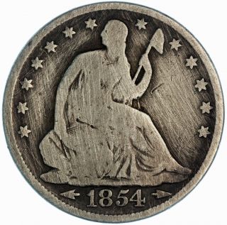 1854 Seated Liberty Half Dollar - Uncertified photo