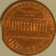 1975 P Lincoln Memorial Penny,  (clipped Planchet) Error Coin,  Af 731 Coins: US photo 1