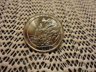 2012 - D Acadia America The Quarter. . . .  Looking Coin photo