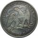 1877 Seated Liberty Half Dollar Silver 50c Coin Km A99 Half Dollars photo 1