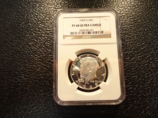 1969 - S Kennedy Half Dollar 50 Cents Ngc Pf68 Ultra Cameo Proof - Discounted Offers photo