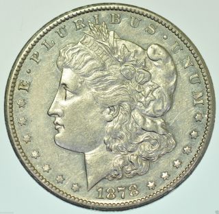Rare United States $1 One Dollar Silver Coin 1878cc Carson City Gef photo