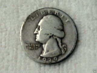 1939d Washington Quarter photo