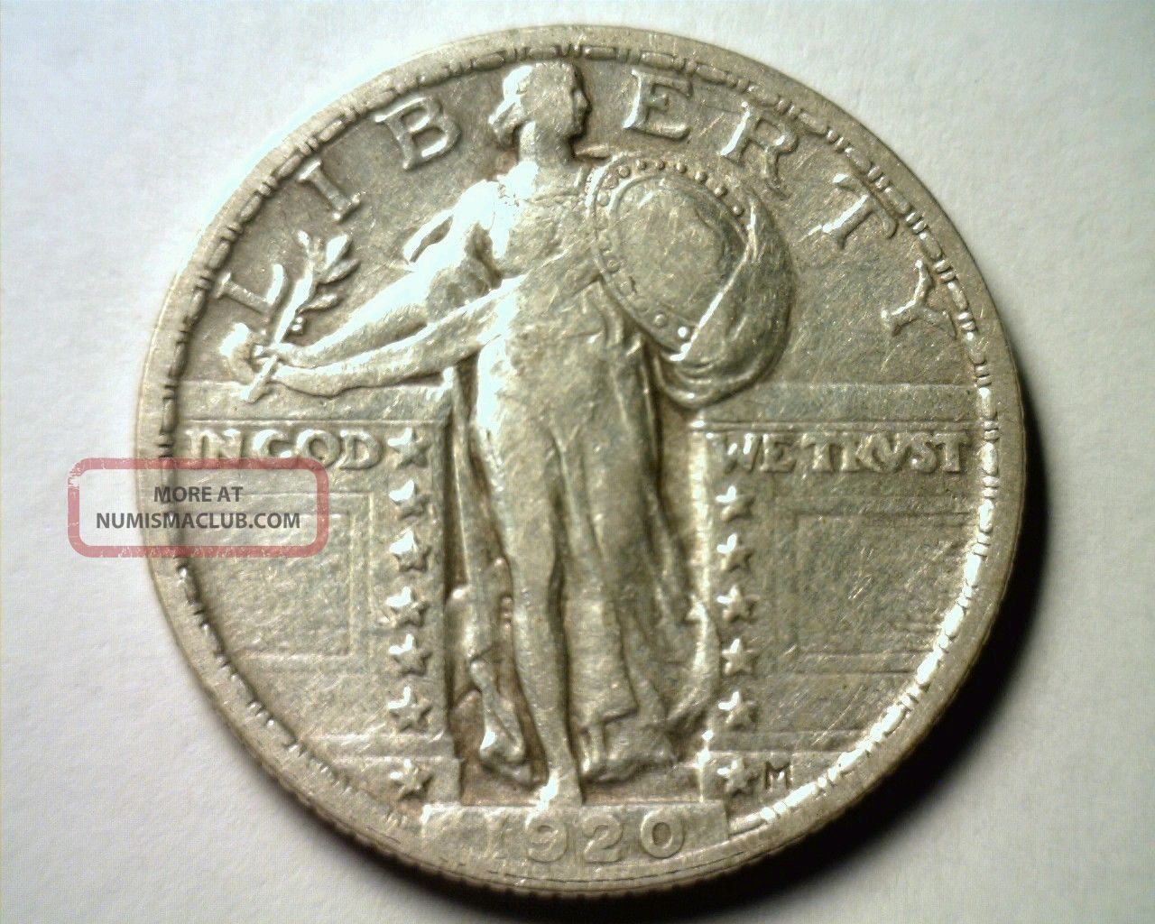 1920 Standing Liberty Quarter Extra Fine+ Xf+ Extremely Fine+ Ef+ Coin