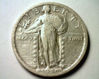 1920 Standing Liberty Quarter Extra Fine+ Xf+ Extremely Fine+ Ef+ Coin photo