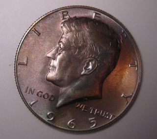 Topned 1965 50c Sms (special Strike) Kennedy Half Dollar photo