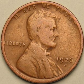 1926 D Lincoln Wheat Penny,  Ac 832 photo