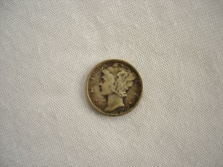 Usa Mercury Dime Silver Coin 1943 photo