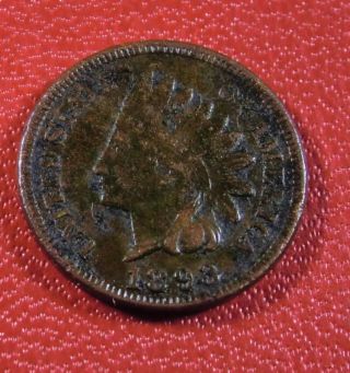 1893 Indianhead Penny Cent Philadelphia photo