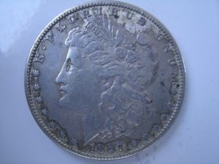1887 Morgan Silver Dollar - Coin photo