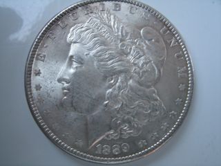 1889 Morgan Silver Dollar - Uncirculated - Coin photo