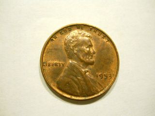 Xf 1953p Wheat Cent photo