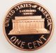 1986 S Deep Cameo Proof Lincoln Memorial Cent Penny (b05) Small Cents photo 1
