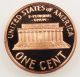 1987 S Deep Cameo Proof Lincoln Memorial Cent Penny (b02) Small Cents photo 1